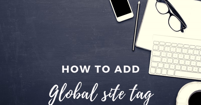 global site tag to wordpress