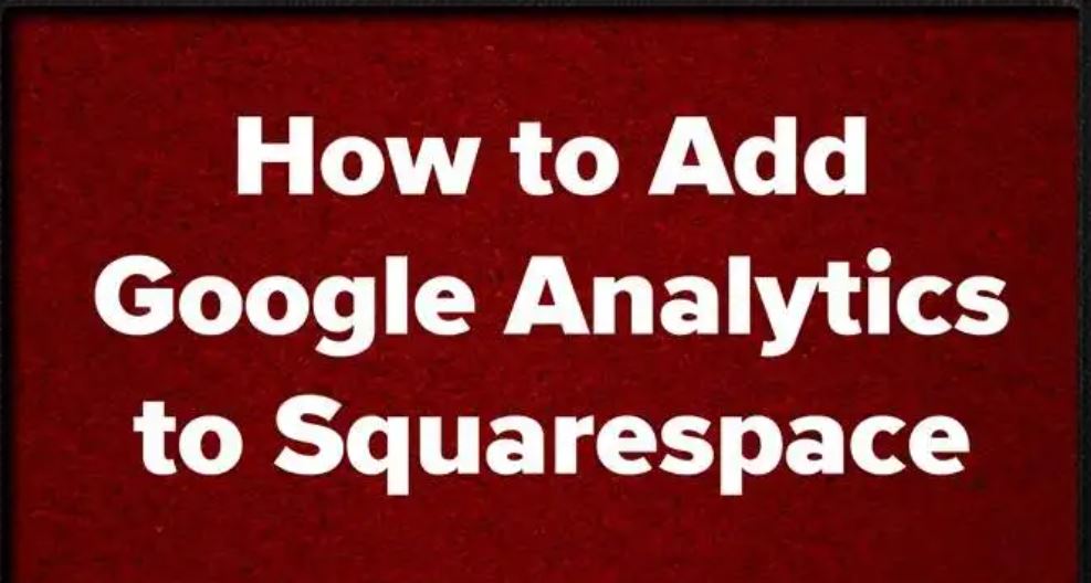 google analytics with squarespace